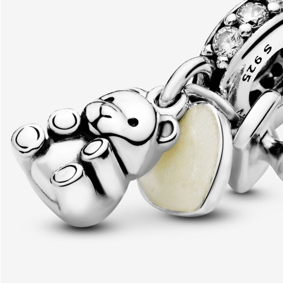 Pandora Baby Teddy Bear Dangle Charm - Picture 10 of 10